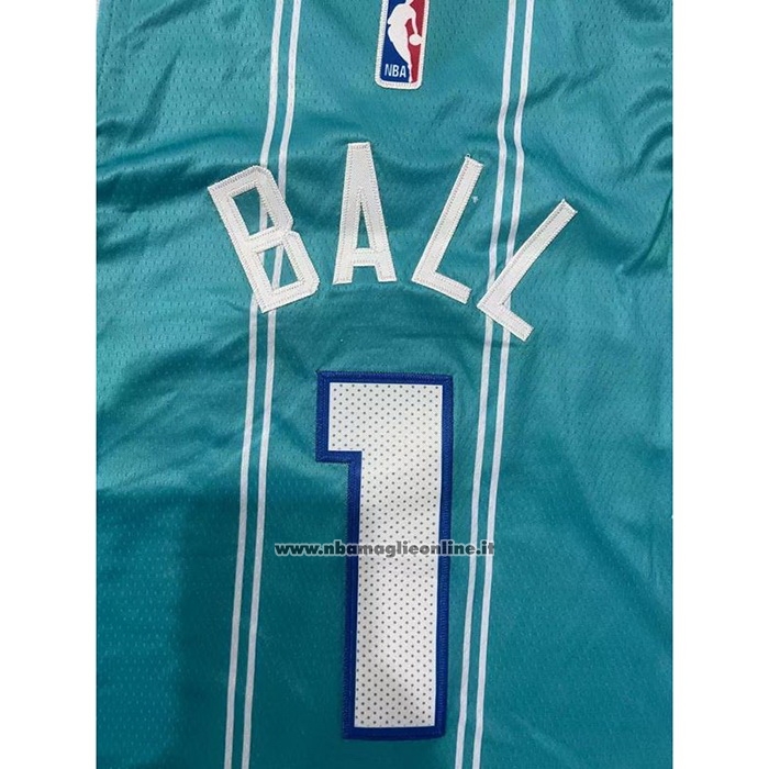 Maglia Bambino Charlotte Hornets LaMelo Ball #1 Icon 2022-23 Verde